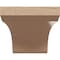 Ekena Millwork 4"W x 8"D x 4"H Wide Legacy Rough Cedar Woodgrain TimberThane Corbel, Primed Tan CORUR04X08X04LGYRCPR - alternate 2